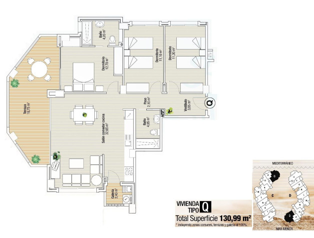 Nieuwbouw Woningen - Apartment - La Manga del Mar Menor - La Manga