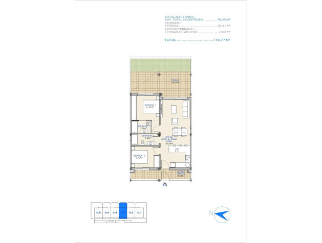 New Build - Apartment - Los Alcazares - Serena Golf