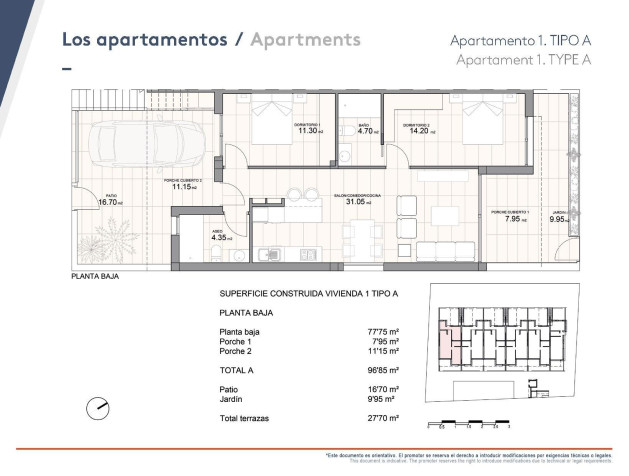 Nieuwbouw Woningen - Bungalow - Pilar de la Horadada - Zona Pueblo