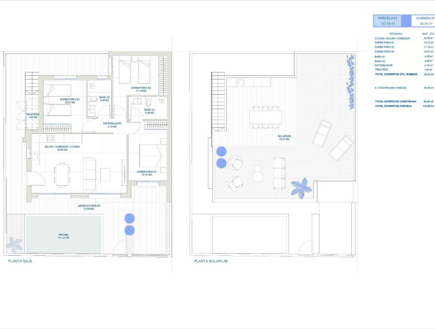 Nieuwbouw Woningen - Villa - Torre Pacheco - Roldán