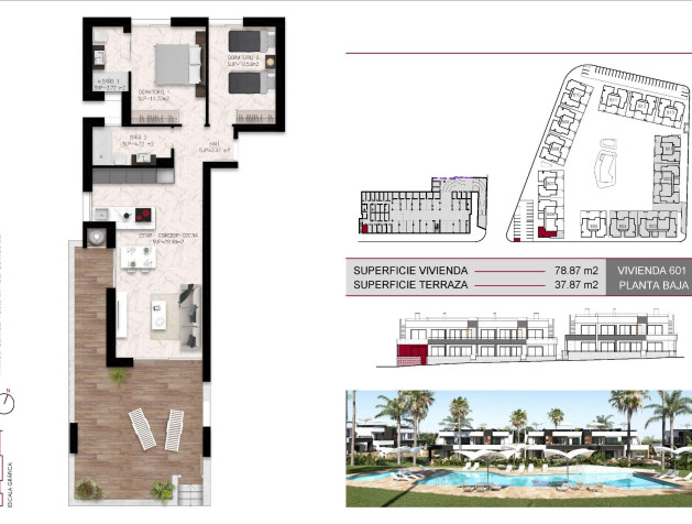 Nieuwbouw Woningen - Bungalow - Ciudad Quesada - Lo Marabú