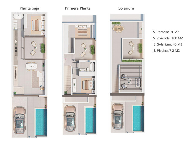 Nieuwbouw Woningen - Town House - San Pedro del Pinatar - Pueblo