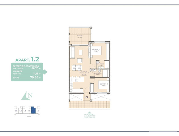 New Build - Apartment - Los Alcazares - Serena Golf