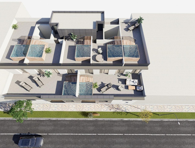 Nieuwbouw Woningen - Penthouse - Pilar de la Horadada - pueblo