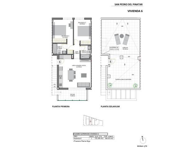 Nieuwbouw Woningen - Bungalow - San Pedro del Pinatar - Los Cuarteros