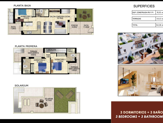 Nouvelle construction - Town House - Orihuela - Vistabella Golf