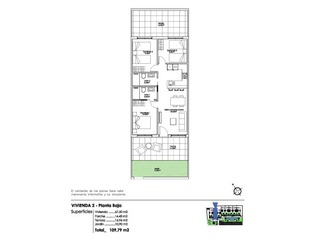 Nieuwbouw Woningen - Bungalow - Pilar de la Horadada - Parque Ramon eugenio Escudero