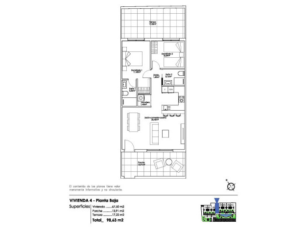 Nieuwbouw Woningen - Bungalow - Pilar de la Horadada - Parque Ramon eugenio Escudero