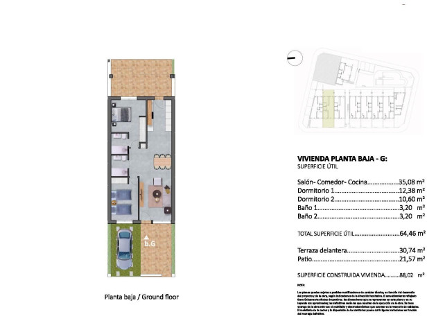 Nieuwbouw Woningen - Bungalow - Pilar de la Horadada - pueblo