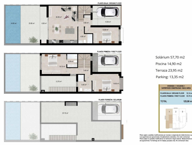 Nieuwbouw Woningen - Town House - San Javier - pueblo