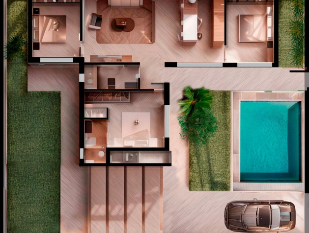 Nieuwbouw Woningen - Villa - Torre Pacheco - Roldán