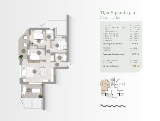 Nieuwbouw Woningen - Apartment - Calpe - Playa Cantal Roig
