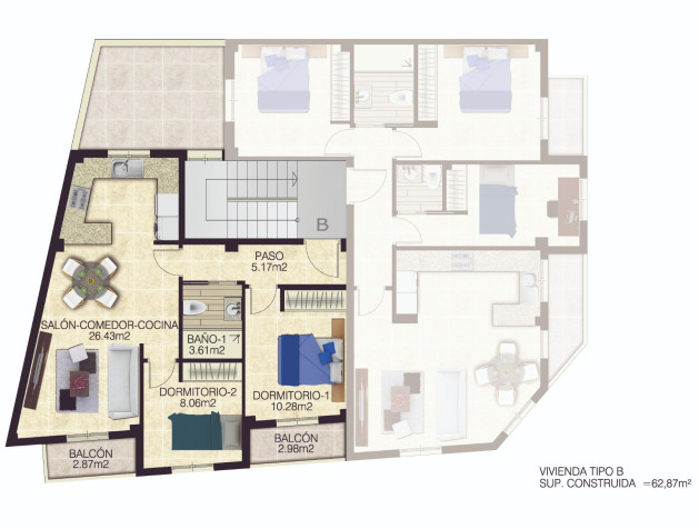 New Build - Apartment - Jacarilla - pueblo
