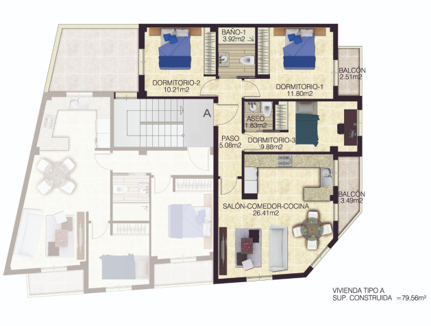 New Build - Apartment - Jacarilla - pueblo