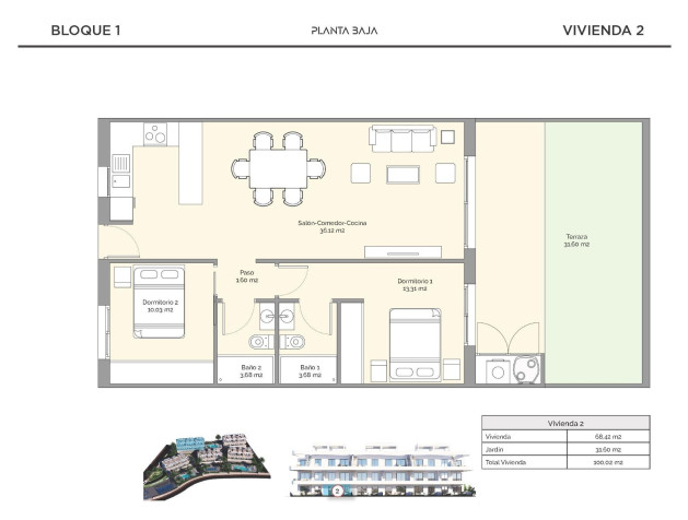 Nouvelle construction - Apartment - Finestrat - Puig Campana Golf