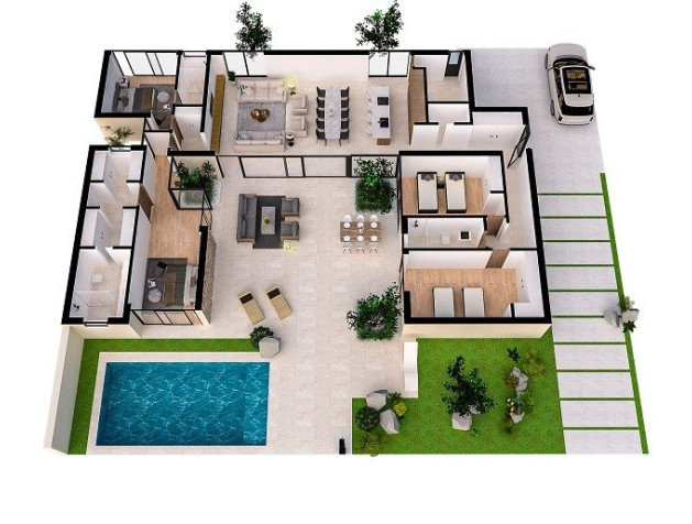 Nieuwbouw Woningen - Villa - Banos y Mendigo - Altaona Golf