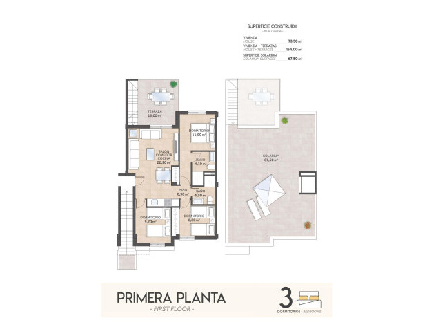 Nouvelle construction - Bungalow - San Miguel de Salinas - La Cañada