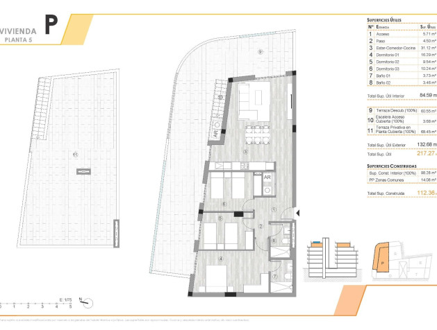 Nouvelle construction - Attique - Torrevieja - Centro