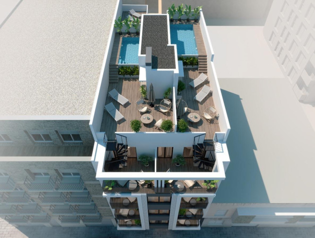 Nouvelle construction - Attique - Torrevieja - Playa de El Cura