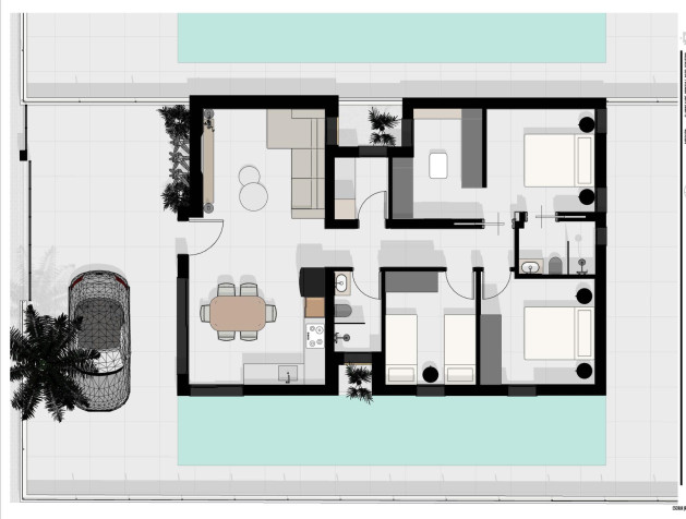 Nouvelle construction - Villa - Benijofar - Urb. Monteazul