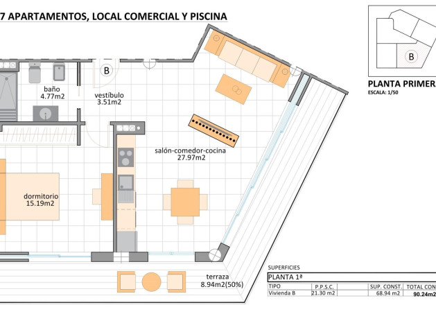 Nouvelle construction - Apartment - San Pedro del Pinatar - Lo Pagan