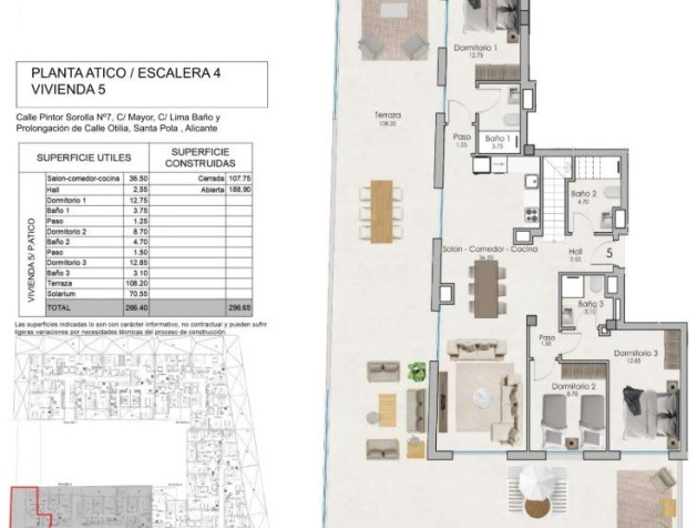 New Build - Penthouse - Santa Pola - Estacion de autobuses