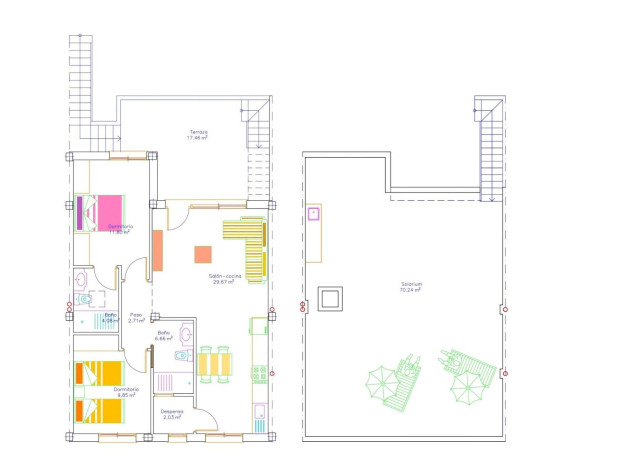 New Build - Bungalow - San Javier - pueblo