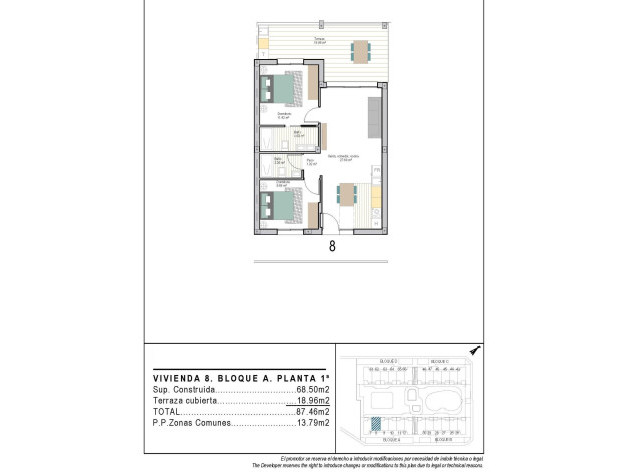 Nouvelle construction - Apartment - Torre Pacheco - San Cayetano