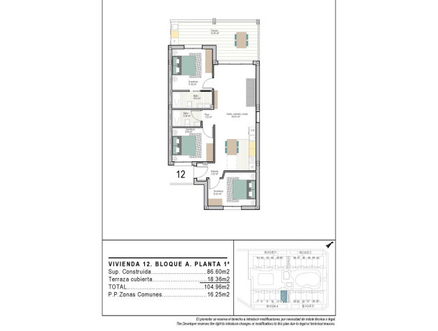 Nouvelle construction - Apartment - Torre Pacheco - San Cayetano