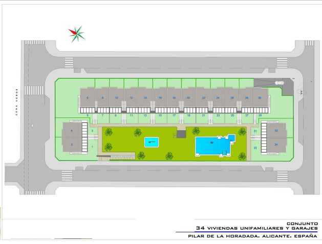 Nieuwbouw Woningen - Bungalow - Pilar de la Horadada - pueblo