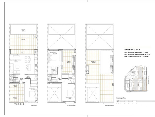 Nouvelle construction - Town House - San Javier - pueblo