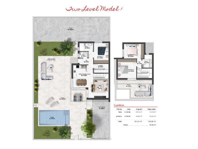 Nouvelle construction - Villa - Banos y Mendigo - Altaona Golf