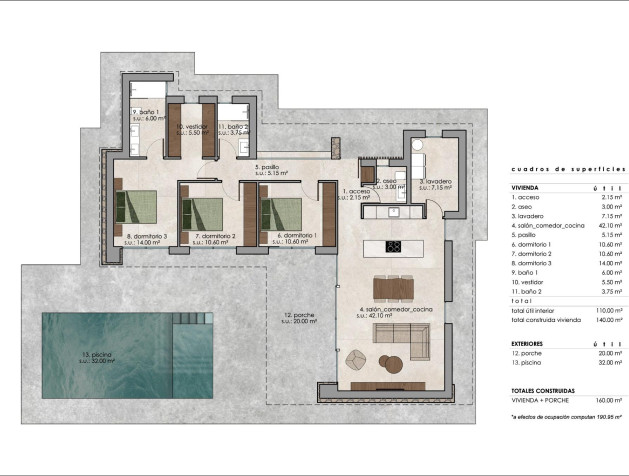 Nouvelle construction - Villa - Pinoso - Lel