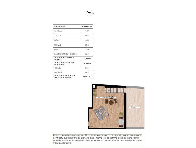 Nouvelle construction - Attique - Torrevieja - Parque de las Naciones