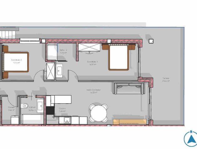 Nouvelle construction - Attique - Guardamar del Segura - El Raso