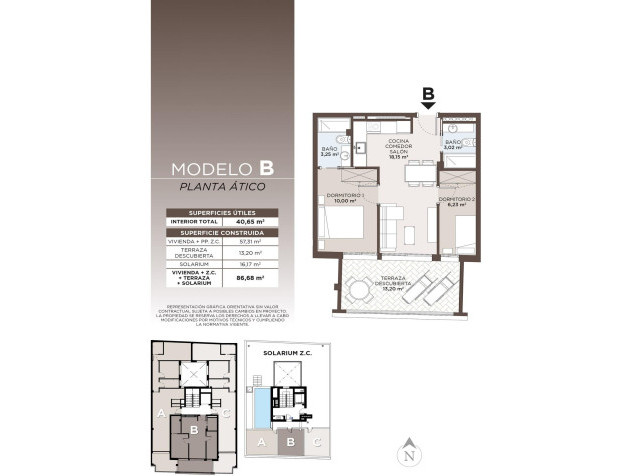 Nouvelle construction - Attique - Torrevieja - Playa de El Cura