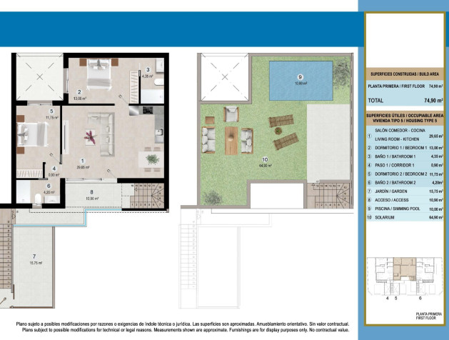 Nouvelle construction - Bungalow - San Pedro del Pinatar - Lo Pagan