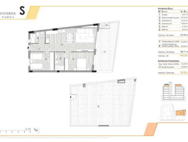 Nouvelle construction - Attique - Torrevieja - Centro
