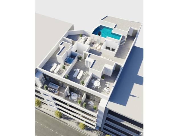 Nouvelle construction - Attique - Torrevieja - Centro