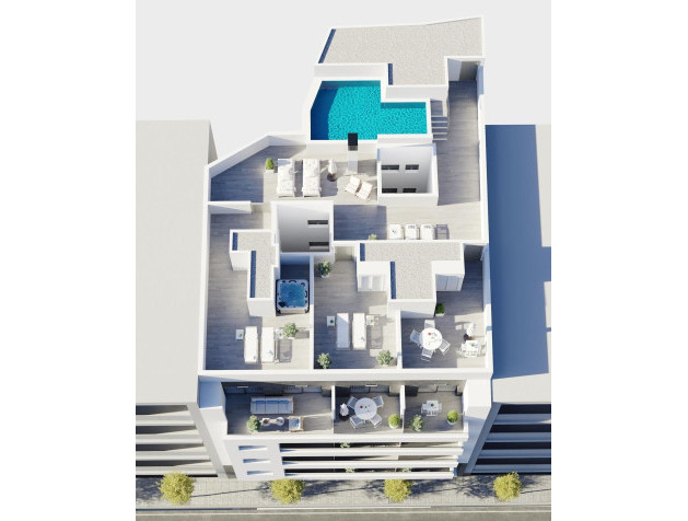 Nouvelle construction - Attique - Torrevieja - Centro