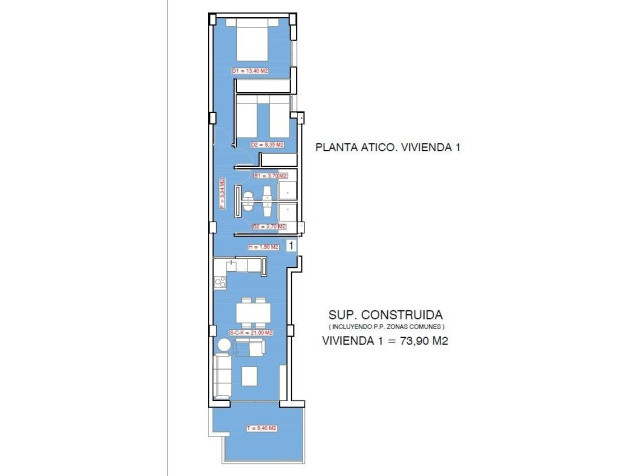 Nouvelle construction - Attique - Torrevieja - Playa El Acequión