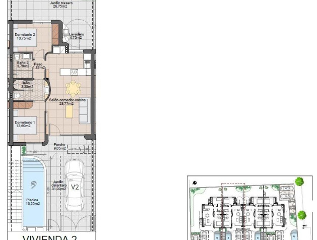 Nouvelle construction - Bungalow - Pilar de la Horadada - pueblo