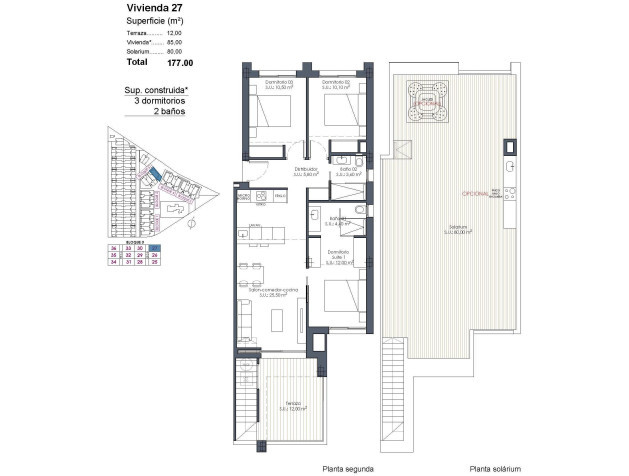 Nieuwbouw Woningen - Penthouse - Los Alcazares - Serena Golf