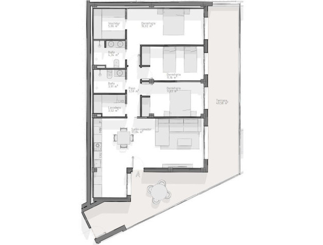 New Build - Apartment - Aguilas - Playa del Hornillo