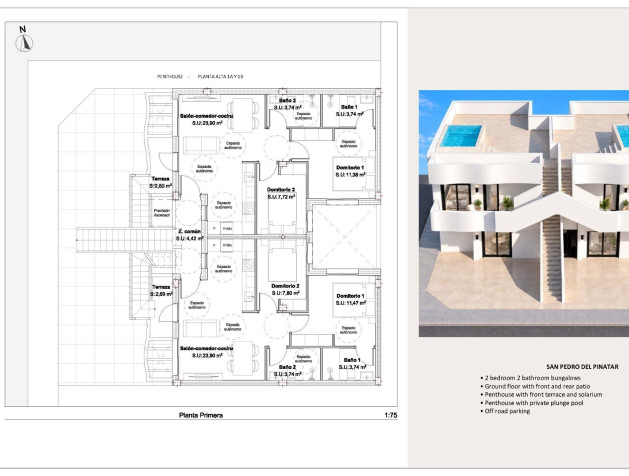 New Build - Bungalow - San Pedro del Pinatar - Los Peñascos