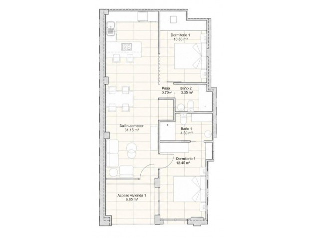 Nouvelle construction - Apartment - San Javier - pueblo